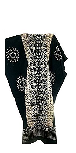 Cool Kaftans Damen Bluse Malaya Schwarz Violett Rot Feiner Batikdruck Baumwolle Strandkleid Übergröße Neu - Regulär, Schwarz Cool Kaftans Damen Bluse Malaya Schwarz Violett Rot Feiner Batikdruck Baumwolle Strandkleid Übergröße Neu - Regulär, Schwarz von Cool Kaftans