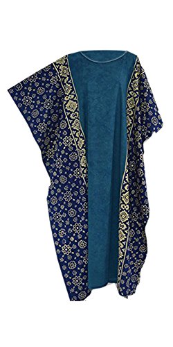 Cool Kaftans - Damen Top Kaftan Lang Baumwolle Somer Formelle Bekleidung Urlaub Kleid von Cool Kaftans