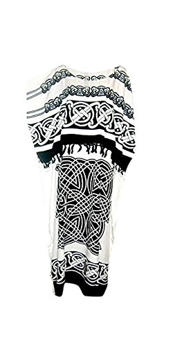 Cool Kaftans Keltischer Kaftan / Kleid, übergrößen, kühler und weicher Stoff, weiß von Cool Kaftans