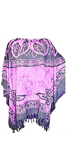 Cool Kaftans - Römische Tunika Damen Sommer Kaftan Oberteil Poncho Keltisches Shirt Strand Cool von Cool Kaftans