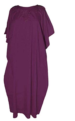 Cool Kaftans Schlichtes Kleid, Damen, violett von Cool Kaftans