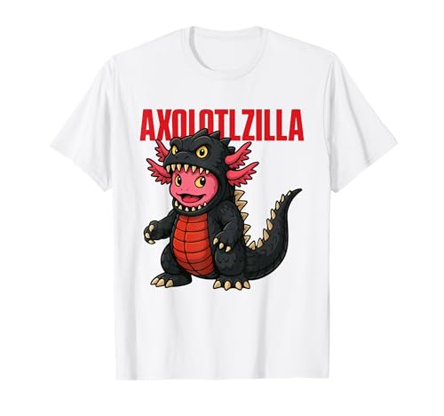 Axolotlzilla Cute Axolotl Halloween Costume Boys Girls Kids T-Shirt von Cool Kawaii Axolotl Funny Halloween Axolotlzilla