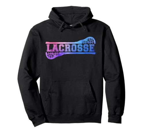 Cool Lacrosse Design For Girls Boy Tie-dye Crossed Sticks Pullover Hoodie von Cool Lacrosse Gifts Tie-dye Crossed Sticks Design