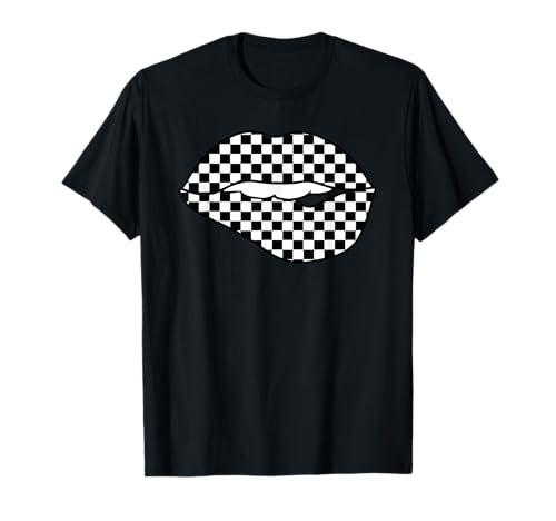 Lustiges Schachbrettchen für Damen, Schwarz / Weiß T-Shirt Lustiges Schachbrettchen für Damen, Schwarz / Weiß T-Shirt von Cool Love Checker Racing Party Girls Teens Designs