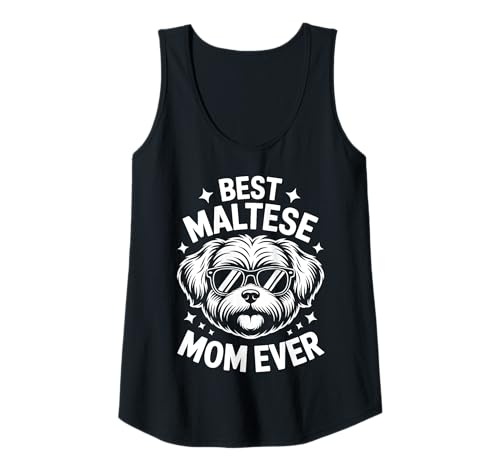 Damen Malteser Mama Lustig Malteser Tank Top Damen Malteser Mama Lustig Malteser Tank Top von Cool Maltese Funny Maltese Mom Designs