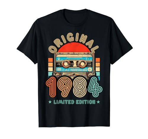 40.Geburtstag Original Männer Frauen Vintage Jahrgang 1984 T-Shirt von Cool Original Jahrgang Geschenke Geburtstag 2024