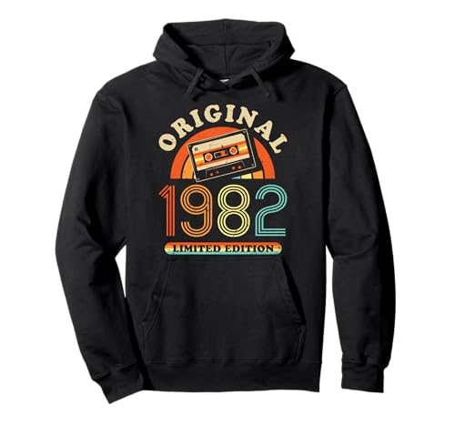42.Geburtstag Original Männer Frauen Vintage Jahrgang 1982 Pullover Hoodie von Cool Original Jahrgang Geschenke Geburtstag 2024