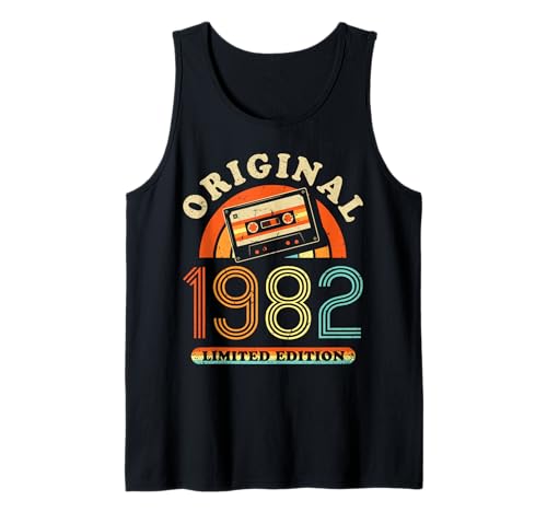 42.Geburtstag Original Männer Frauen Vintage Jahrgang 1982 Tank Top von Cool Original Jahrgang Geschenke Geburtstag 2024