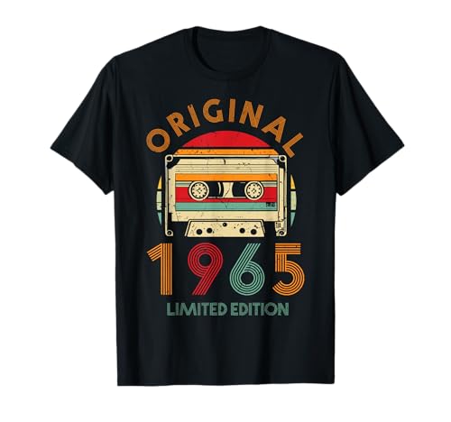 60.Geburtstag Original Männer Frauen Vintage Jahrgang 1965 T-Shirt von Cool Original Jahrgang Geschenke Geburtstag 2024