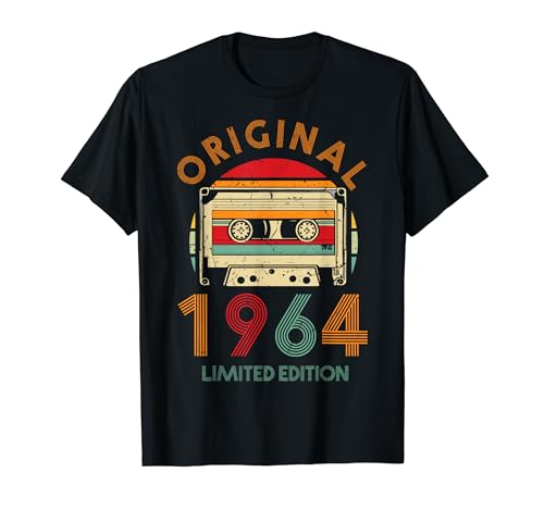 60.Geburtstag Original Männer Frauen Vintage Jahrgang 1964 T-Shirt von Cool Original Jahrgang Geschenke Geburtstag 2024