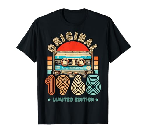 60.Geburtstag Original Männer Frauen Vintage Jahrgang 1965 T-Shirt von Cool Original Jahrgang Geschenke Geburtstag 2024