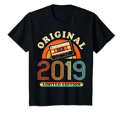 Kinder 6.Geburtstag Original Junge Mädchen Vintage Jahrgang 2019 T-Shirt Kinder 6.Geburtstag Original Junge Mädchen Vintage Jahrgang 2019 T-Shirt von Cool Original Jahrgang Geschenke Geburtstag 2025