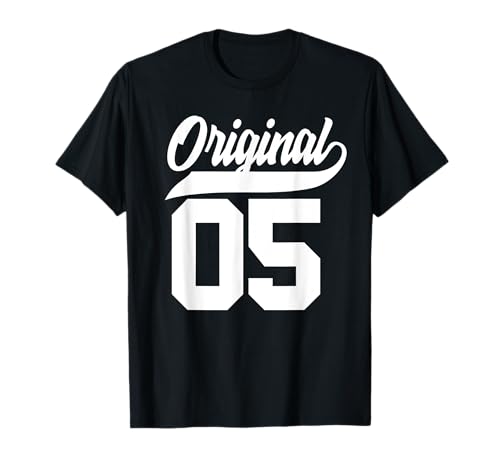 Geschenk zum 20. Geburtstag, Jungen, Mädchen, Original 2005 T-Shirt Geschenk zum 20. Geburtstag, Jungen, Mädchen, Original 2005 T-Shirt von Cool Original Vintage Gift Birthday Designs