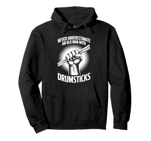 Schlagzeuger Old Man Drumsticks Lustiger Schlagzeuger Pullover Hoodie Schlagzeuger Old Man Drumsticks Lustiger Schlagzeuger Pullover Hoodie von Cool Percussionists Funny Drummers Old Man Design