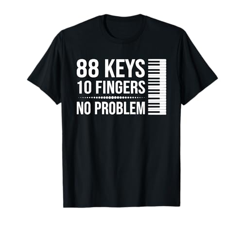 Klavierkunst für Männer, Frauen, Pianisten, Klavierlehrer, Klavierspieler T-Shirt von Cool Piano Gifts Pianist Piano Lover Accessories