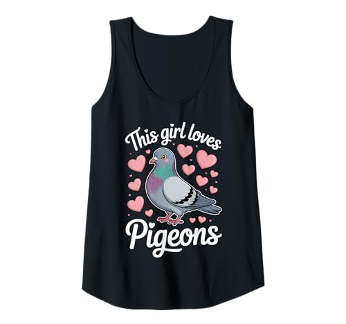 Damen Pigeon Girl Lustige Taube Tank Top Damen Pigeon Girl Lustige Taube Tank Top von Cool Pigeons Funny Pigeon Design