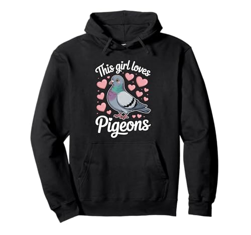 Pigeon Girl Lustige Taube Pullover Hoodie Pigeon Girl Lustige Taube Pullover Hoodie von Cool Pigeons Funny Pigeon Design