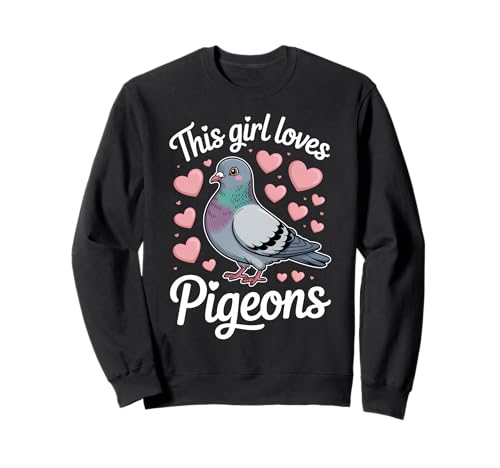 Pigeon Girl Lustige Taube Sweatshirt Pigeon Girl Lustige Taube Sweatshirt von Cool Pigeons Funny Pigeon Design