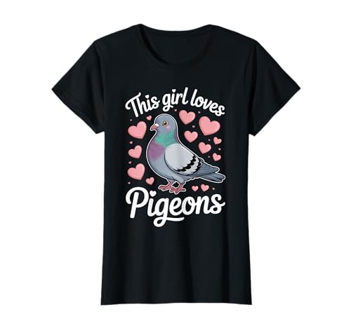 Pigeon Girl Lustige Taube T-Shirt Pigeon Girl Lustige Taube T-Shirt von Cool Pigeons Funny Pigeon Design