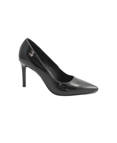 Steve Madden Secured Schwarze Leder Damen Pumps Lackleder Absatz 40 Steve Madden Secured Schwarze Leder Damen Pumps Lackleder Absatz 40 von Cool Planet by Steve Madden