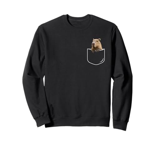 Pocket Capybara, lustige Capybara in Tasche für Männer, Frauen, Kinder Sweatshirt Pocket Capybara, lustige Capybara in Tasche für Männer, Frauen, Kinder Sweatshirt von Cool Pocket In Capybara Graphic Apparel