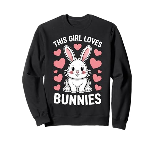 Dieses Mädchen liebt Bunnies Hase Lustiges Häschen Sweatshirt Dieses Mädchen liebt Bunnies Hase Lustiges Häschen Sweatshirt von Cool Rabbit Fun Bunny Designs