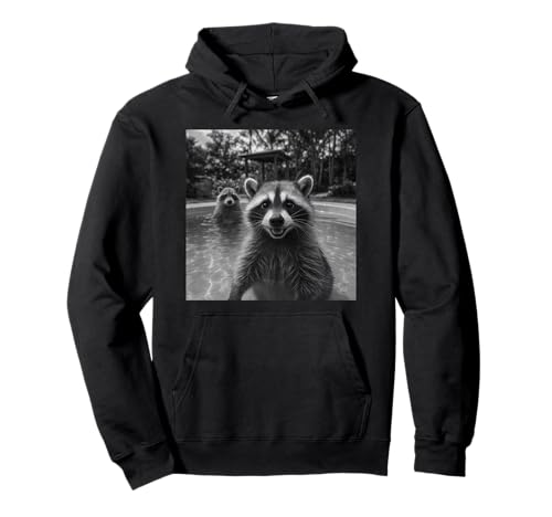 Lustiger Waschbär Selfie Tier Waschbär für Männer Frauen Kinder Pullover Hoodie Lustiger Waschbär Selfie Tier Waschbär für Männer Frauen Kinder Pullover Hoodie von Cool Raccoon Selfie Apparel For Men Women Kids