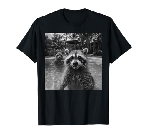 Lustiger Waschbär Selfie Tier Waschbär für Männer Frauen Kinder T-Shirt Lustiger Waschbär Selfie Tier Waschbär für Männer Frauen Kinder T-Shirt von Cool Raccoon Selfie Apparel For Men Women Kids