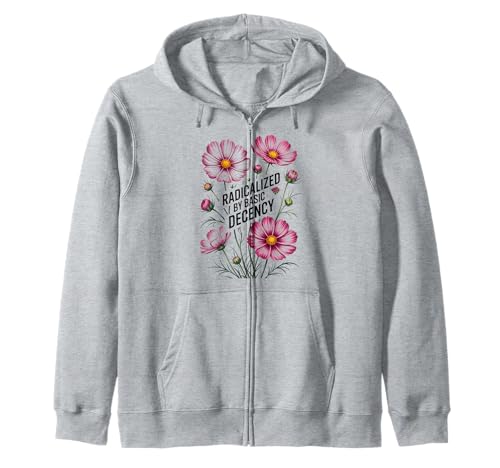 Radicalized By Basic Decency Equality Vintage Floral Damen Kapuzenjacke Radicalized By Basic Decency Equality Vintage Floral Damen Kapuzenjacke von Cool Radicalized By Basic Designs