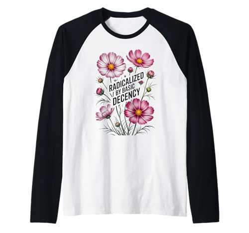 Radicalized By Basic Decency Equality Vintage Floral Damen Raglan Radicalized By Basic Decency Equality Vintage Floral Damen Raglan von Cool Radicalized By Basic Designs