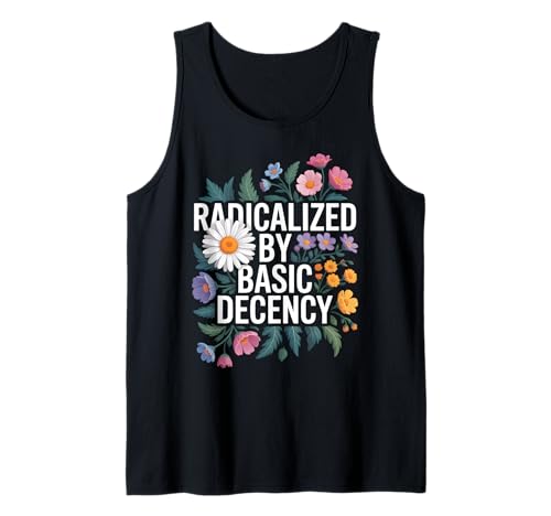 Radicalized By Basic Decency Equality Vintage Floral Damen Tank Top Radicalized By Basic Decency Equality Vintage Floral Damen Tank Top von Cool Radicalized By Basic Designs