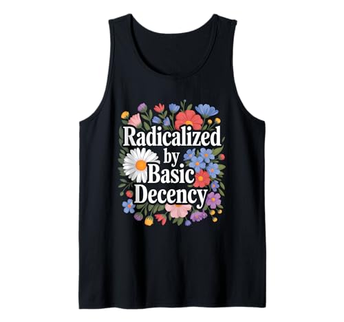 Radicalized By Basic Decency Equality Vintage Floral Damen Tank Top Radicalized By Basic Decency Equality Vintage Floral Damen Tank Top von Cool Radicalized By Basic Designs