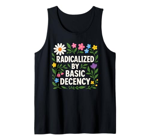 Radicalized By Basic Decency Equality Vintage Floral Damen Tank Top Radicalized By Basic Decency Equality Vintage Floral Damen Tank Top von Cool Radicalized By Basic Designs