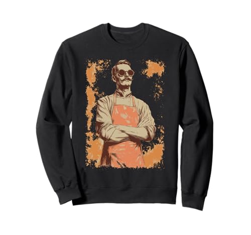 Coole Retro Vintage Cook Chef mit Sonnenbrille für Herren Sweatshirt Coole Retro Vintage Cook Chef mit Sonnenbrille für Herren Sweatshirt von Cool Retro Vintage Cook Chef with Sunglasses