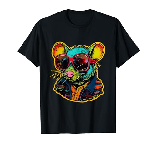 Retro Ratten Sonnenbrille Retrowave Ästhetische Ratten Männer Frauen Kinder T-Shirt Retro Ratten Sonnenbrille Retrowave Ästhetische Ratten Männer Frauen Kinder T-Shirt von Cool Retrowave Aesthetic Animals Tees and Gifts