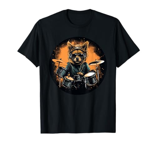 Rock'n Roll Tiere für Jungen und Mädchen T-Shirt Rock'n Roll Tiere für Jungen und Mädchen T-Shirt von Cool Rock'n Roll Drummer Dog