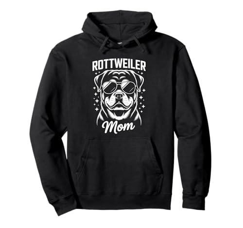 Rottweiler Mama Rottie Lustiger Rottweiler Pullover Hoodie von Cool Rottie Fun Rottweiler Mom Designs