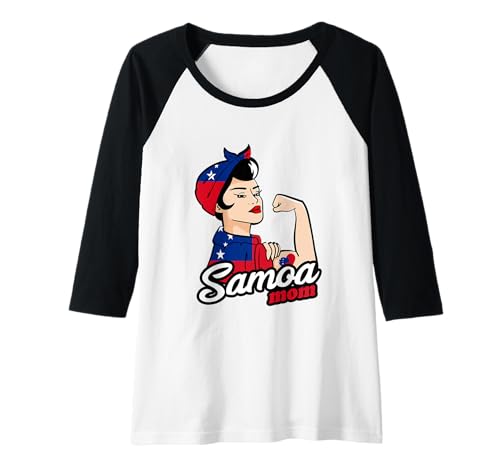 Damen Samoa Flagge Mama Starke Frau Samoanischer Stolz Samoanische Wurzeln Raglan Damen Samoa Flagge Mama Starke Frau Samoanischer Stolz Samoanische Wurzeln Raglan von Cool Samoan Roots Samoa