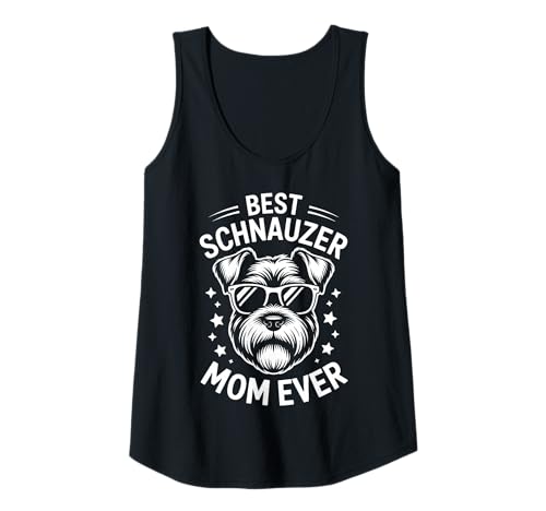 Damen Best Schnauzer Mom Ever Lustiger Schnauzer Tank Top Damen Best Schnauzer Mom Ever Lustiger Schnauzer Tank Top von Cool Schnauzer Cool Schnauzer Mom Design