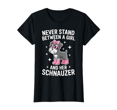 Miniatur Schnauzer Mädchen Lustiger Schnauzer T-Shirt Miniatur Schnauzer Mädchen Lustiger Schnauzer T-Shirt von Cool Schnauzer Funny Schnauzer Girl Design