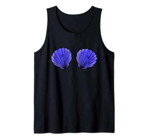 Clamshell Meerjungfrau Brassiere Bikini BH Meerjungfrau Muschel Tank Top von Cool Seashell Clam Sea Shell