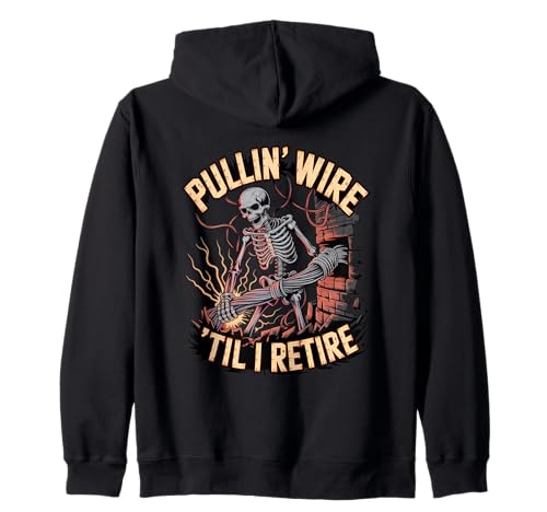 Lustiges Elektriker-Design für Männer Kapuzenjacke von Cool Stuff For Electricians & Electrician Humor