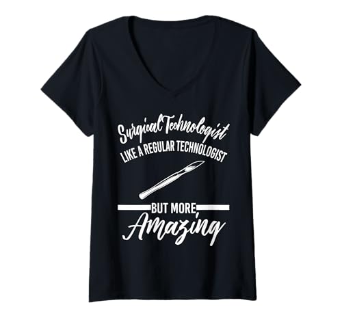 Damen Chirurgische Techniker-Bekleidung – lustiges Techniker-Design T-Shirt mit V-Ausschnitt Damen Chirurgische Techniker-Bekleidung – lustiges Techniker-Design T-Shirt mit V-Ausschnitt von Cool Surgical Technologist Humor Quote Merch