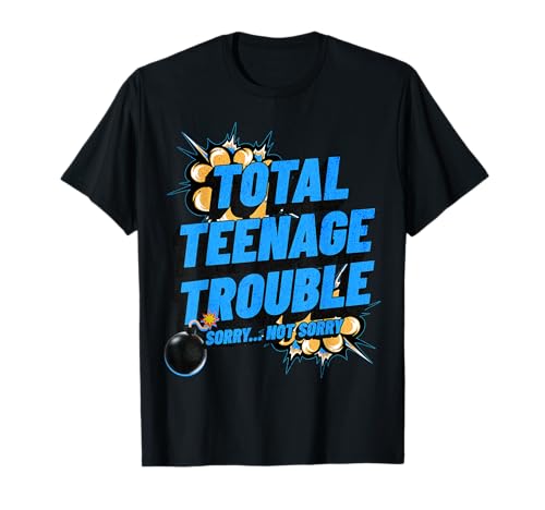 Totale Probleme im Teenageralter Jungen und Mädchen Teenagerleben und Emotionen T-Shirt Totale Probleme im Teenageralter Jungen und Mädchen Teenagerleben und Emotionen T-Shirt von Cool Teenage Attitude Fun Kid Stuff For Tweens