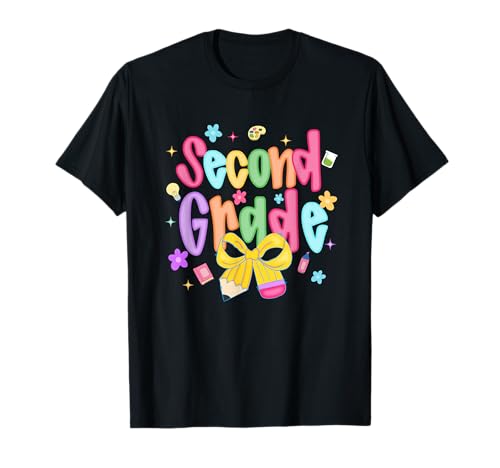 Funny Back to School Vibes Second Grade Kids Teacher T-Shirt von Cool Vibes Back to School Outfit Collection
