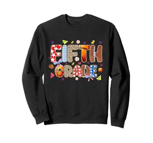 Funny Back to School Vibes Sportlehrer für Kinder der fünften Klasse Sweatshirt Funny Back to School Vibes Sportlehrer für Kinder der fünften Klasse Sweatshirt von Cool Vibes Back to School Outfit Collection