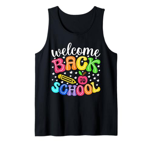 Funny Back to School Vibes for Teachers and Kids Tank Top von Cool Vibes Back to School Outfit Collection