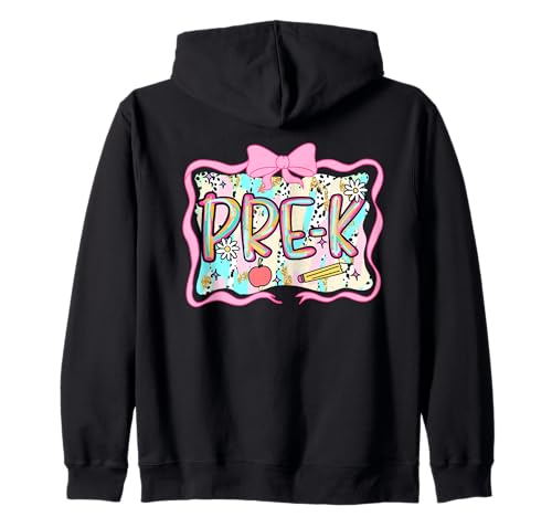 Lustige Back to School Vibes for Pre-K Teacher Kids Kapuzenjacke Lustige Back to School Vibes for Pre-K Teacher Kids Kapuzenjacke von Cool Vibes Back to School Outfit Collection