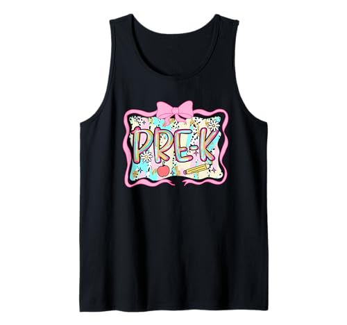 Lustige Back to School Vibes for Pre-K Teacher Kids Tank Top Lustige Back to School Vibes for Pre-K Teacher Kids Tank Top von Cool Vibes Back to School Outfit Collection