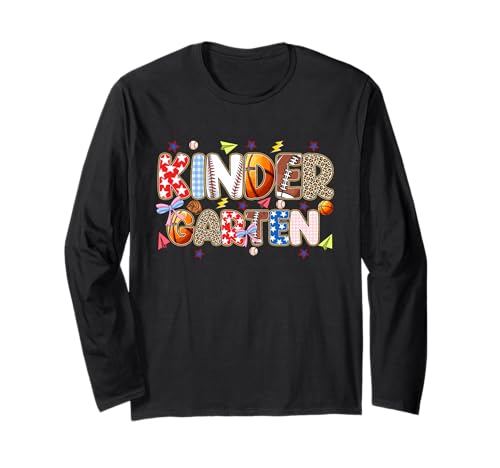 Lustige Schulanfangsstimmung Kidergarten Sports Kinder Lehrer Langarmshirt Lustige Schulanfangsstimmung Kidergarten Sports Kinder Lehrer Langarmshirt von Cool Vibes Back to School Outfit Collection